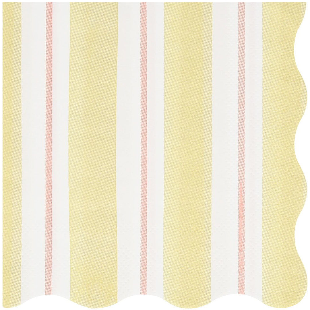 Meri meri servetten preppy stripe - small - 16st
