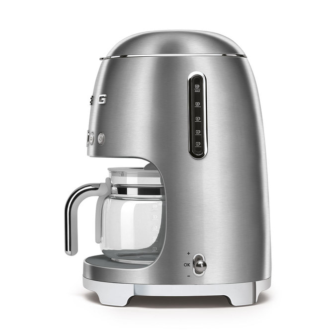 Cafetière SMEG filtre programmable - inox DCF02SSEU + offre cadeaux