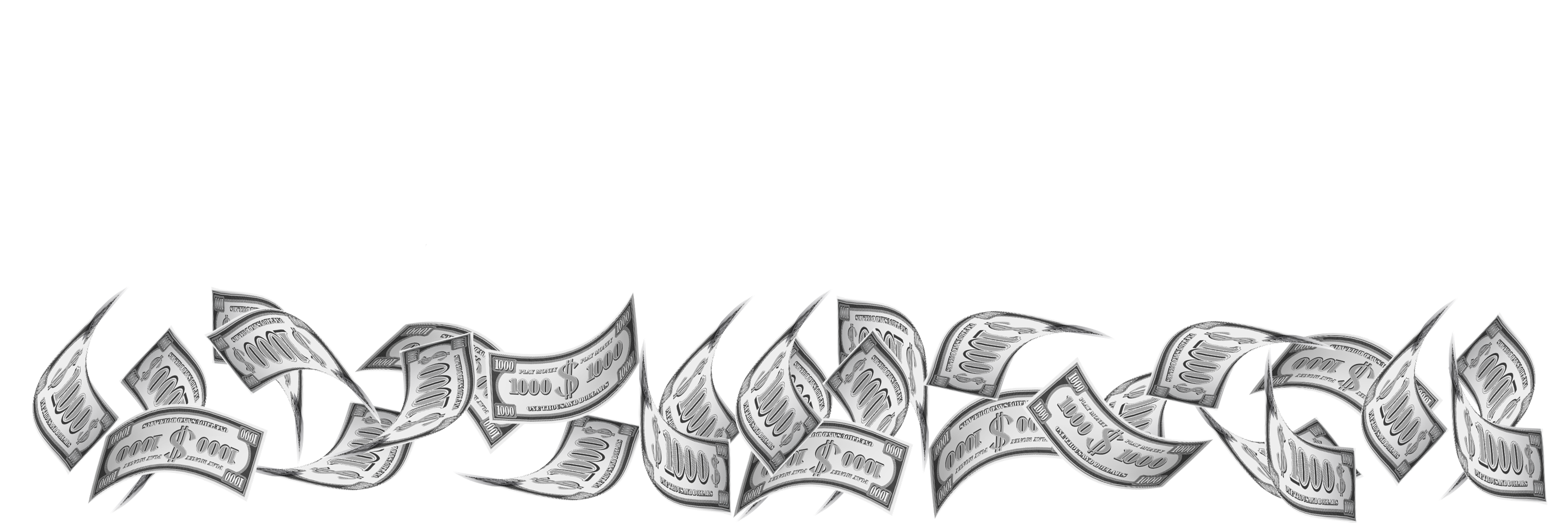 Pocket Money - Papir Penge 300 stk