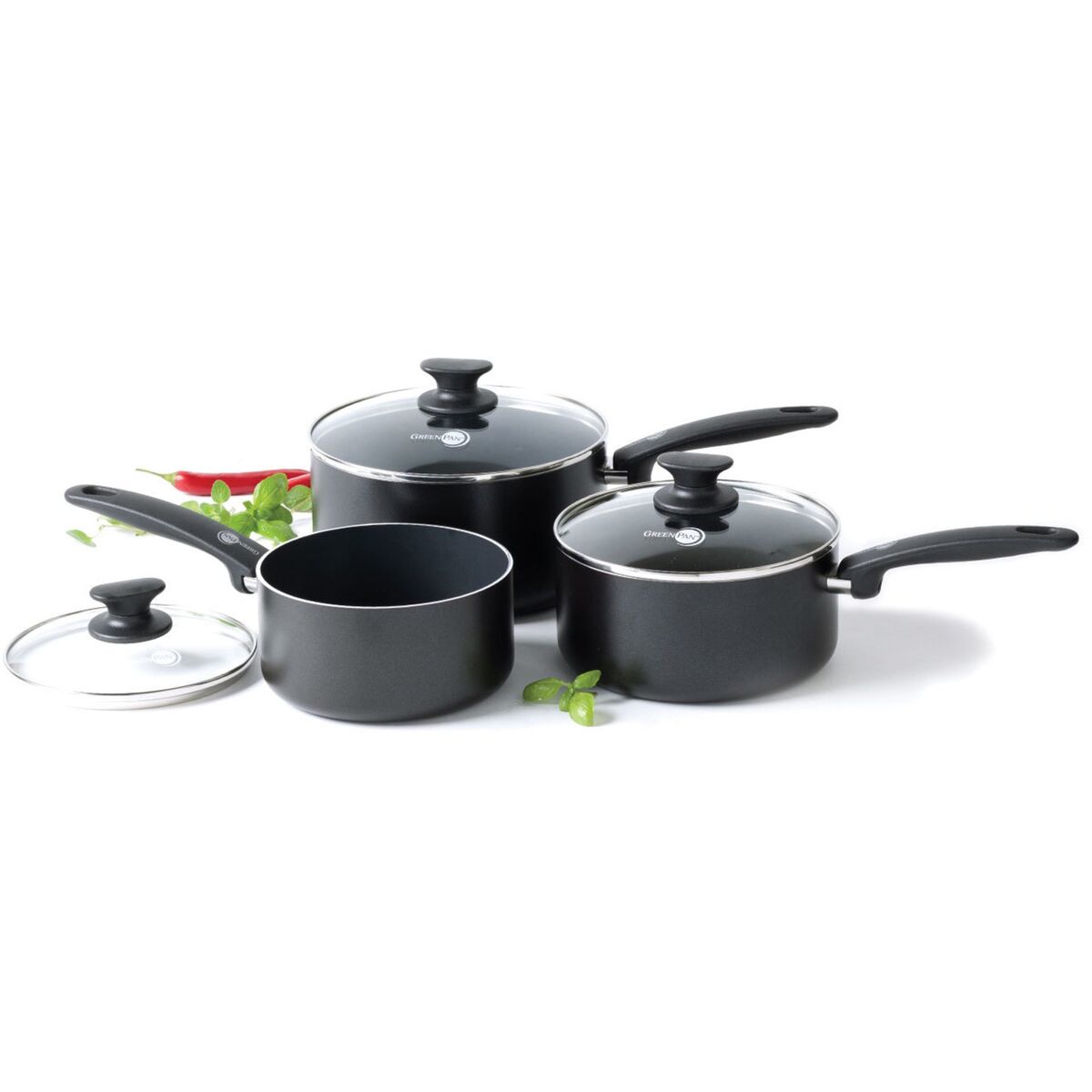 Cambridge grytesett 3 deler 16 + 18 + 20 cm
