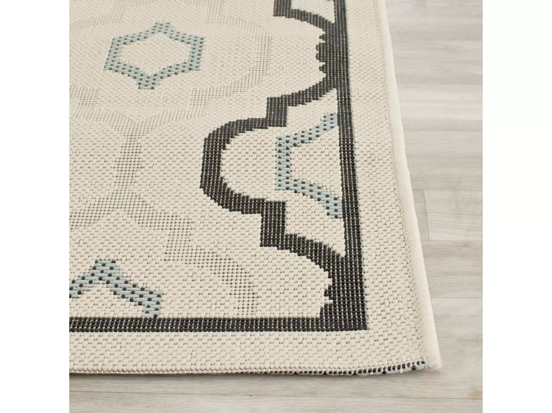 Tapis Beige & Black 79 X 152 cm - Savannah