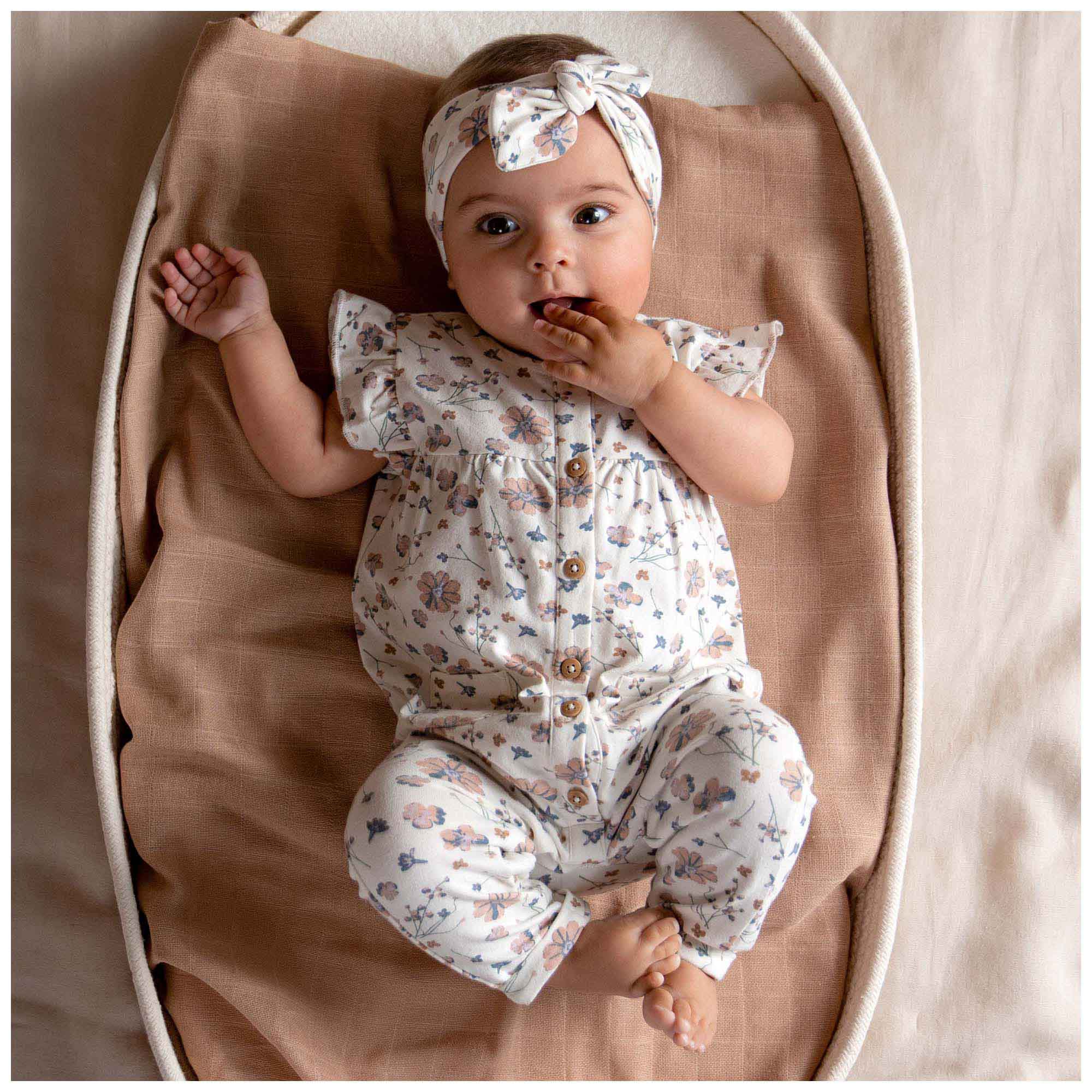 Prénatal newborn boxpakje mouwloos bloemen multi