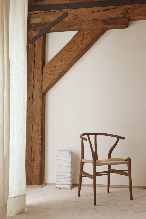 Carl Hansen & Son CH24 Wishbone stoel Classic Natural geolied walnoot