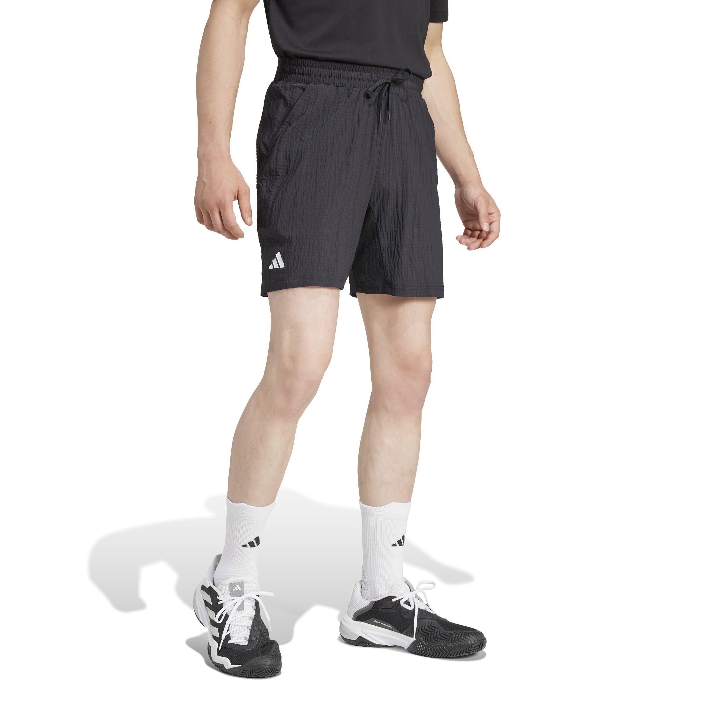 adidas Tennis Pro 7 inch Seersucker Shorts Mens