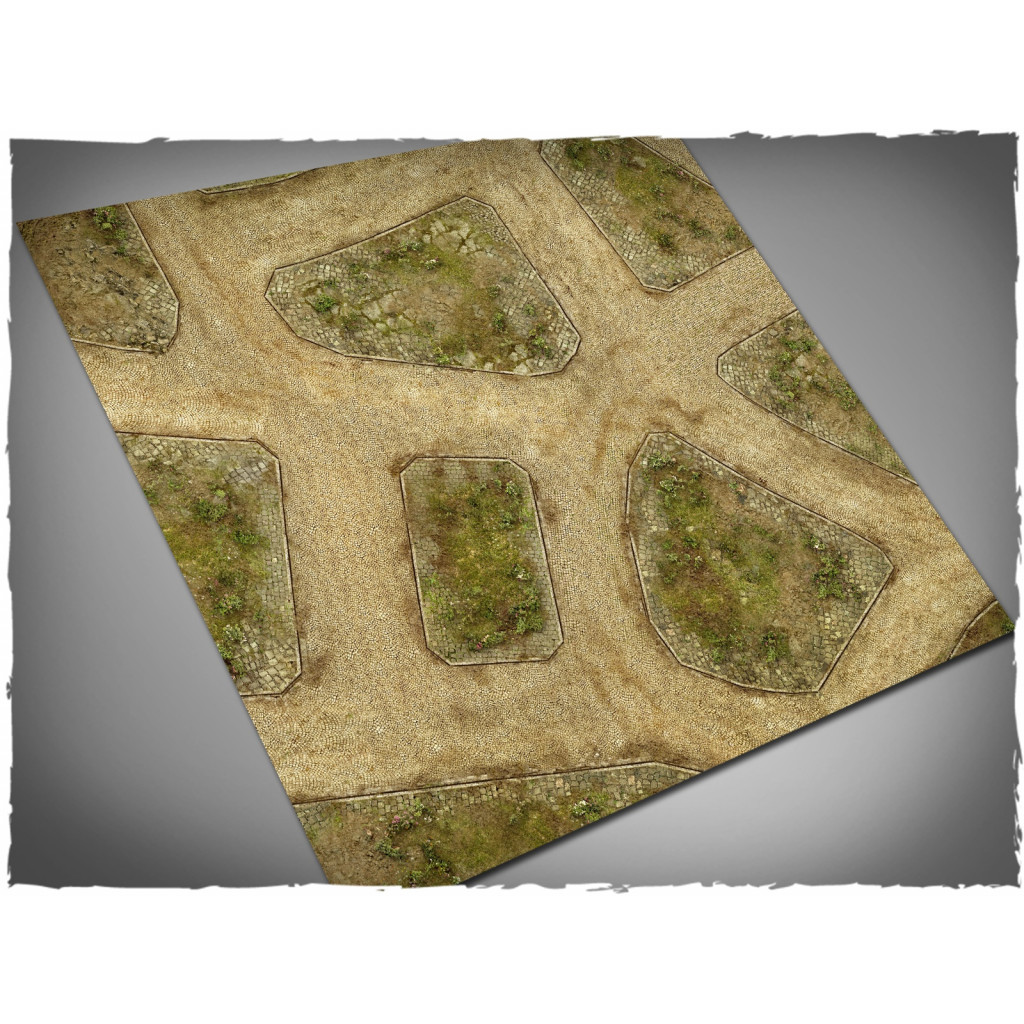 Terrain Mat Mousepad - Cobblestone Streets V2 - 90x90
