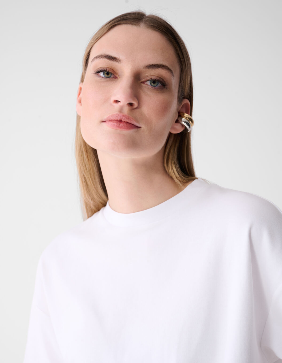 Oversized Basis T-shirt Wit
