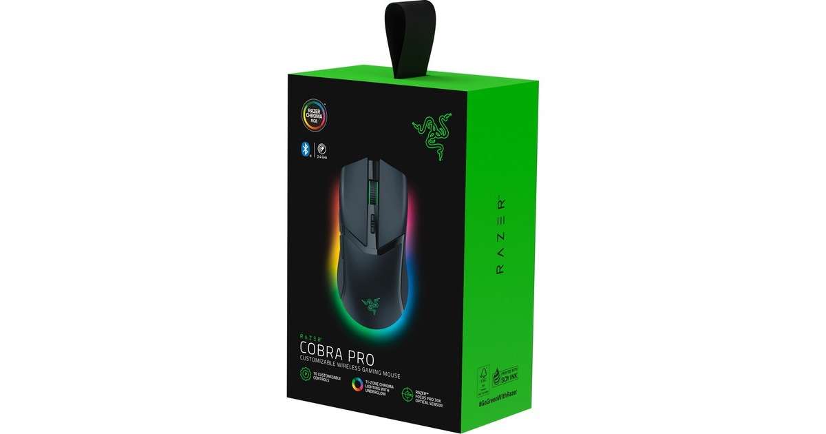 RazerCobra Pro gaming muis  (Zwart, 30.000 dpi, Razer Chroma RGB)
