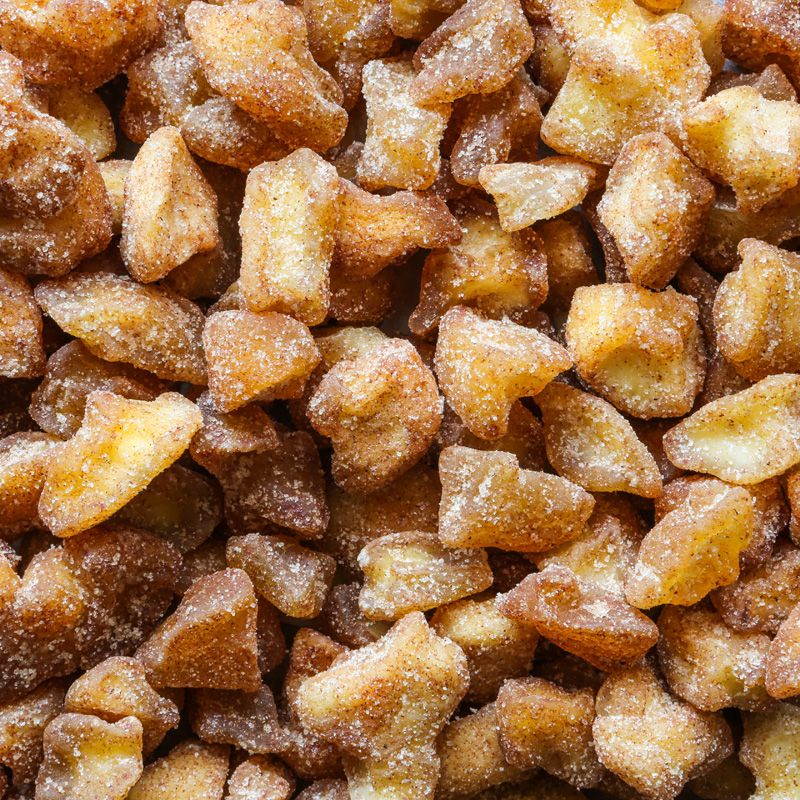 Appel chunks kaneel