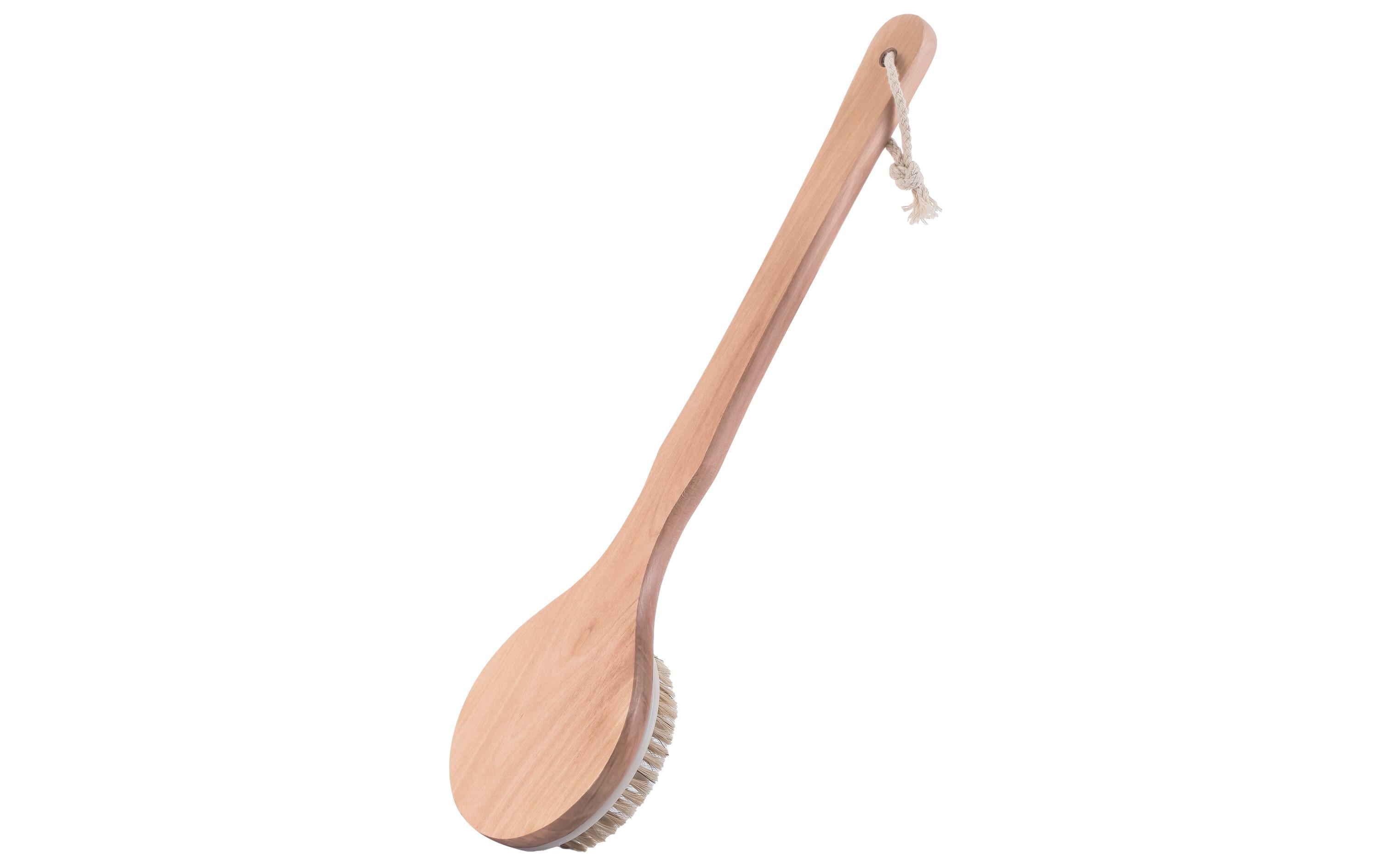 Körperbürste für Massage 41 cm, BraunHolzbürste