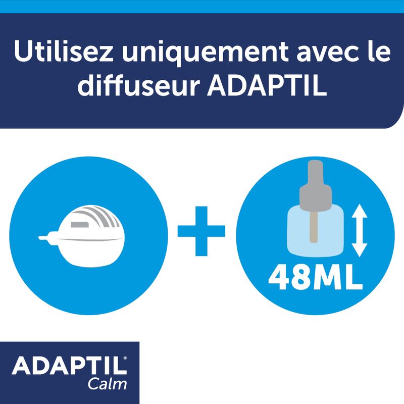 Kit de démarrage ADAPTIL Calm diffuseur + recharge 48 mL
