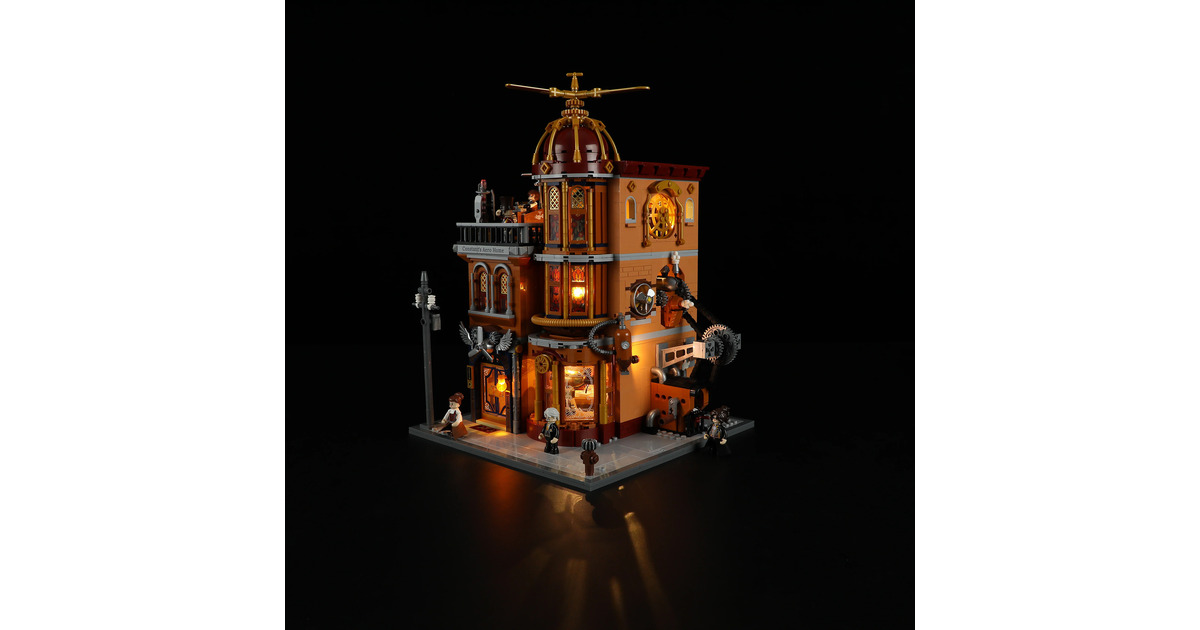 LumibricksSteampunk World - Steampunk Flying Club Constructiespeelgoed  (F9050)