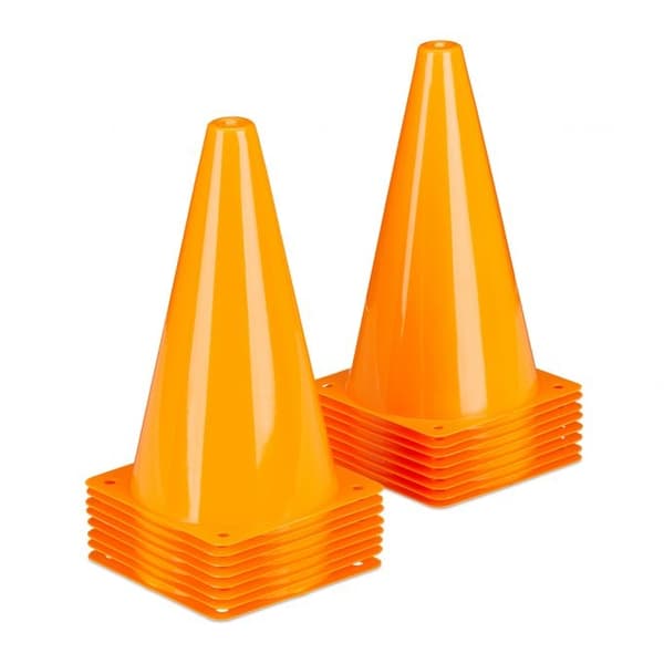 Trafikkkjegle oransje satt til 16