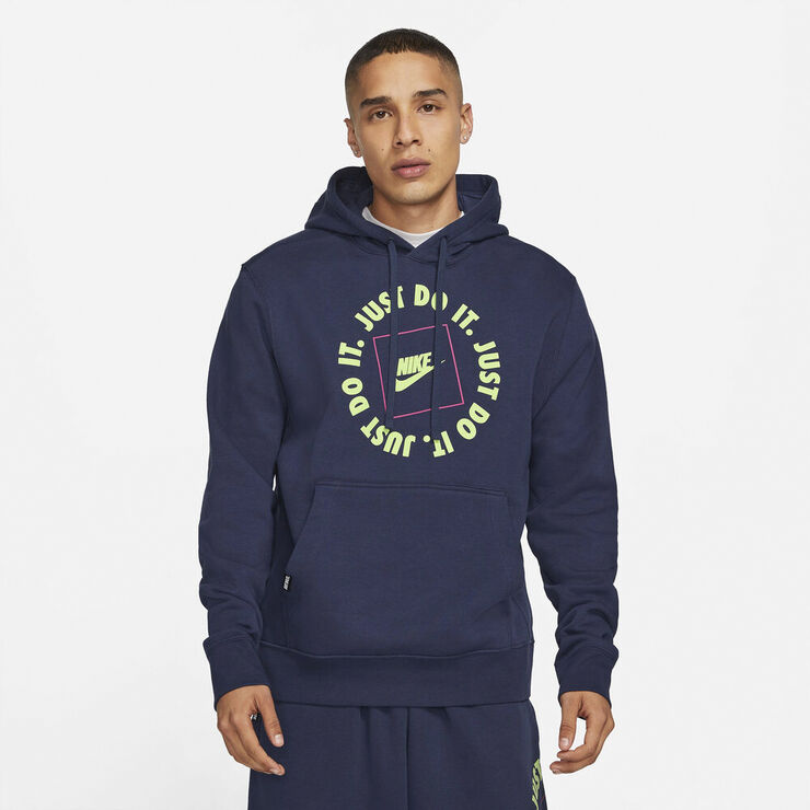 Nike Sportswear JDI fleece hættetrøje Blå