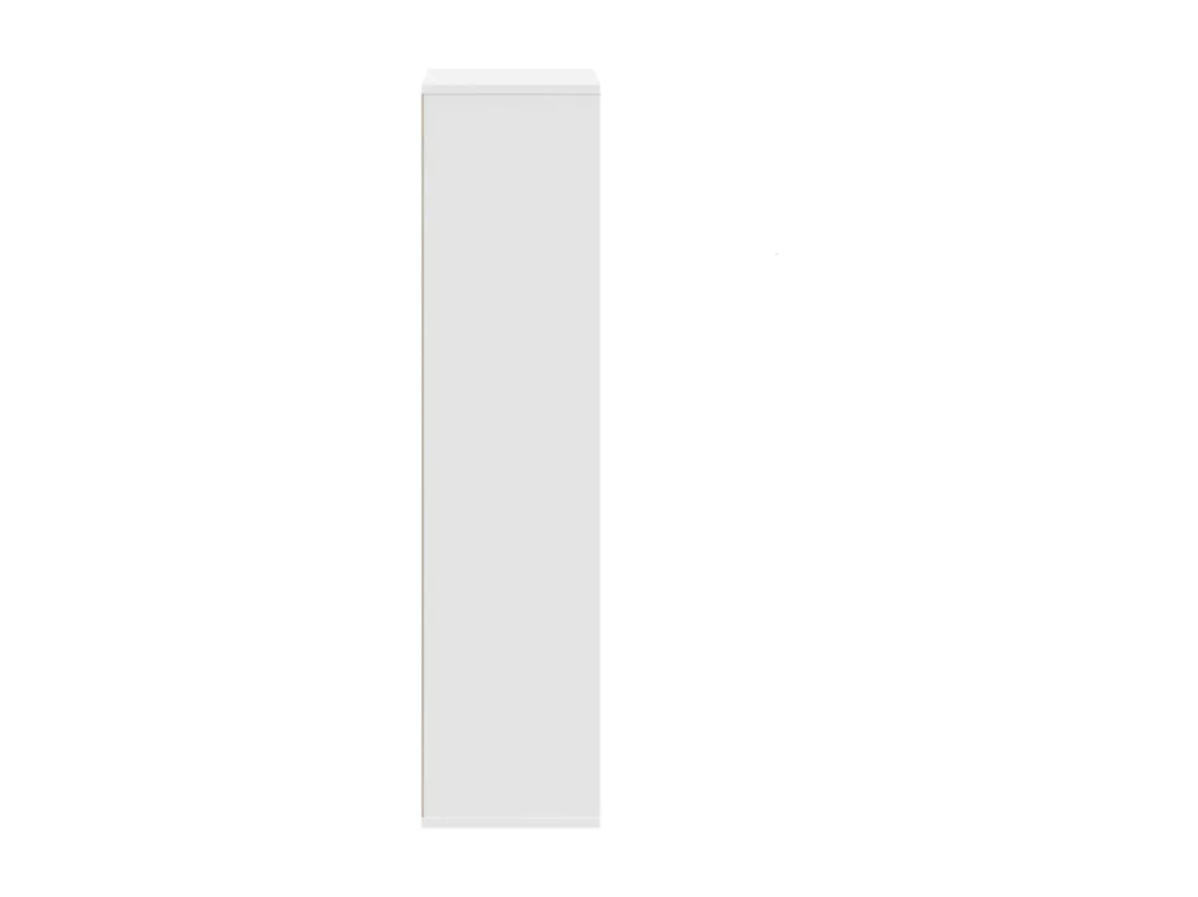Bibliothèque blanc 50x25x105 cm bois d'ingénierie