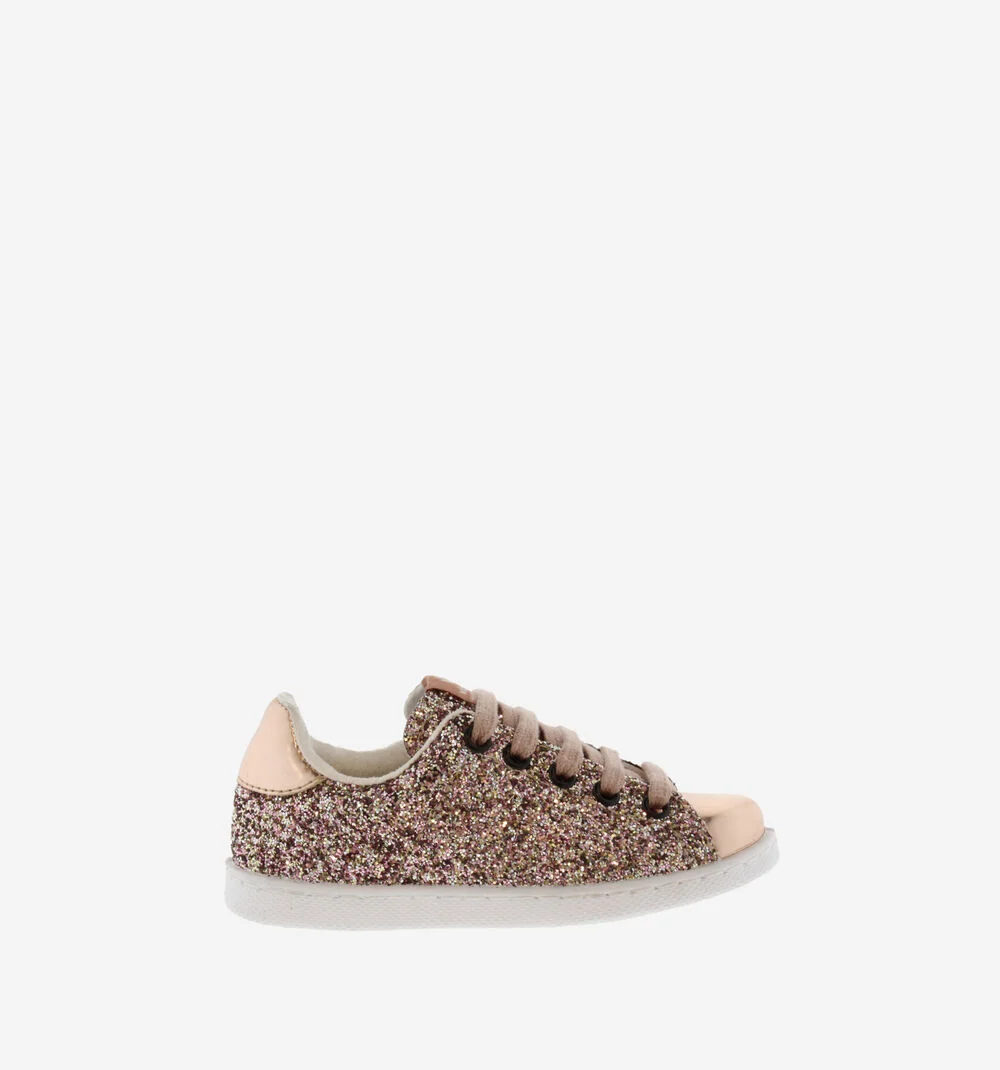 TENIS VICTORIA GLITTER Baskets glitter pour femme ROSA