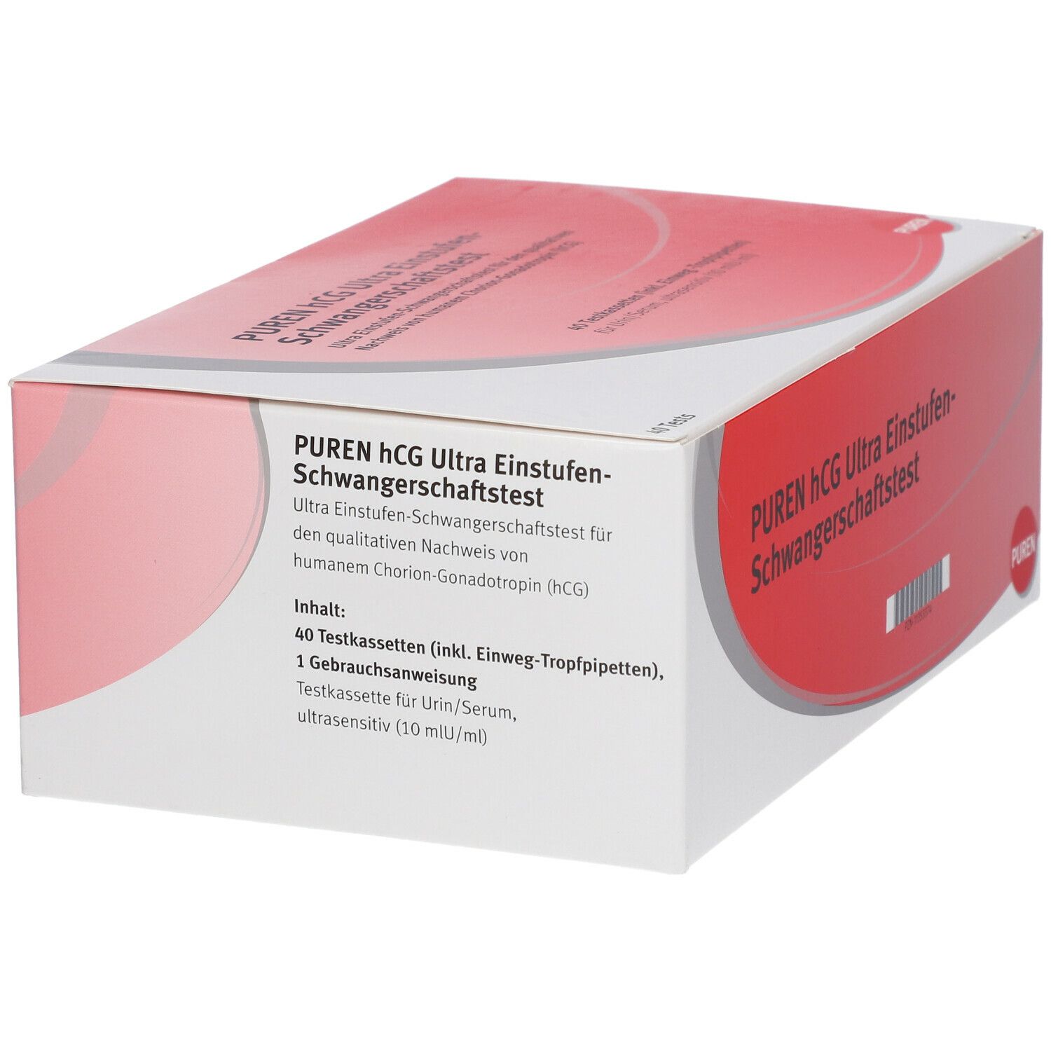PUREN HCG ultrasensitiv Schnelltest für Urin
