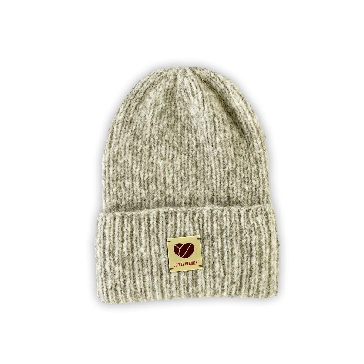 Coffee Beanies  Sky beanie strikhue - lysegrå