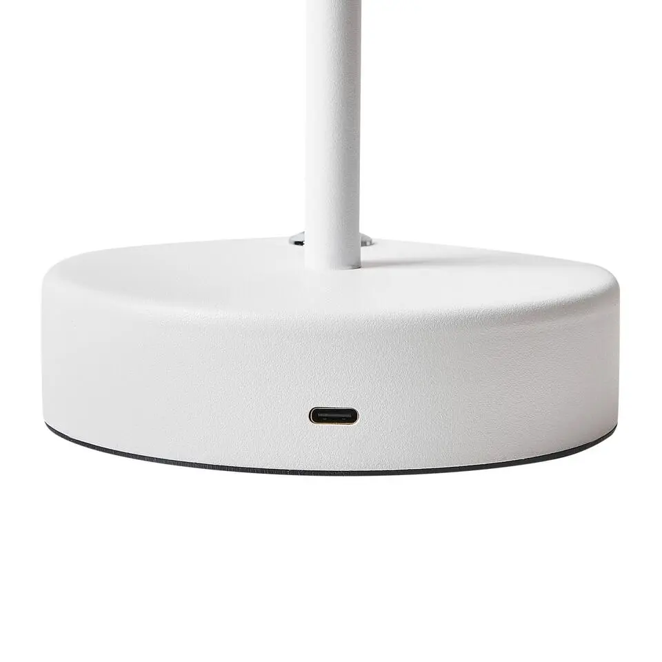 ALVIELA - Tafellamp - Wit - Aluminium/IJzer