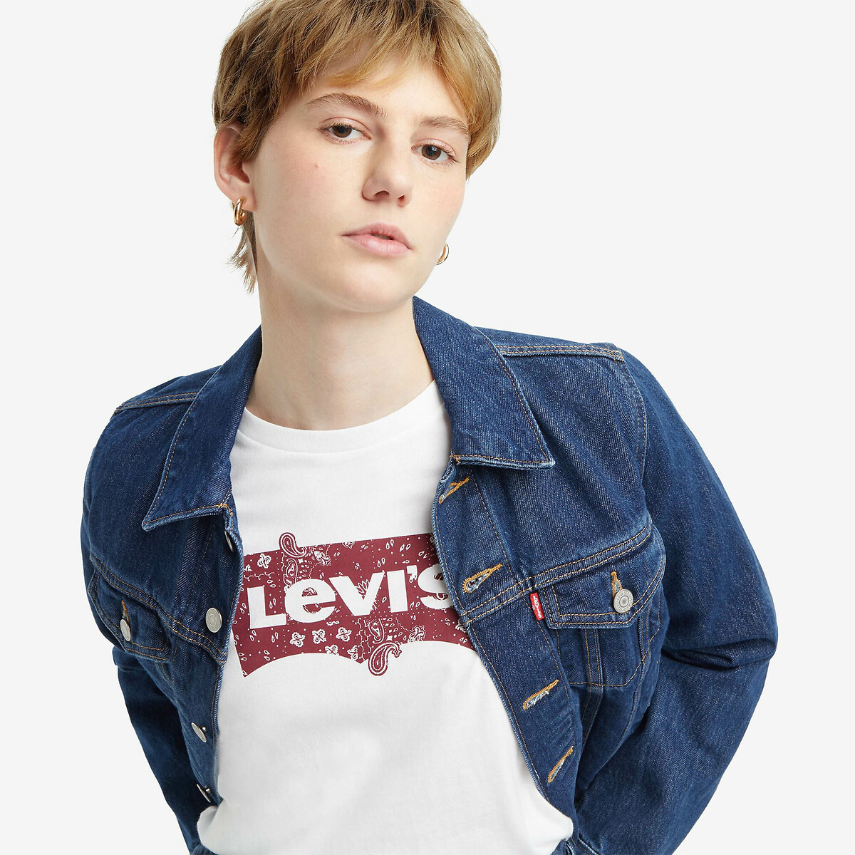 Camiseta de manga curta LEVI'S com logotipo