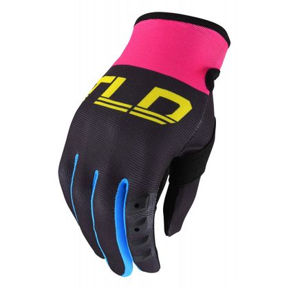 Gants cross TroyLee design GP WOMENS 2023 - Noir / Jaune