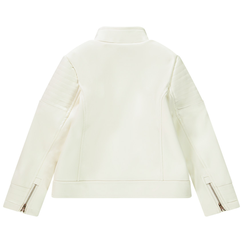 Perfecto esprit biker en simili cuir doublé pour fille