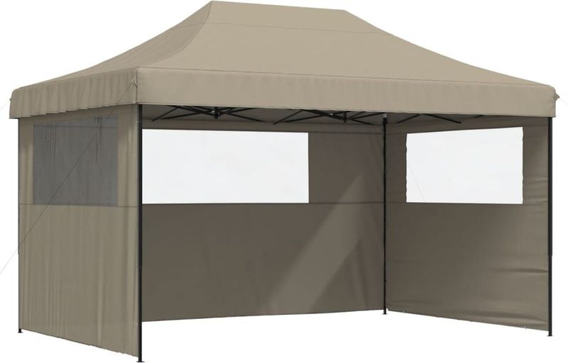 Partytent - Pop-up - Oxford Stof - Inklapbaar - Met 3 Zijwanden