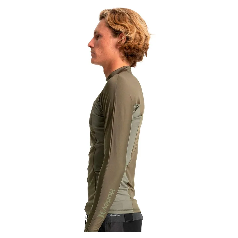 Hurley Chnnl Crssng Pddl Sries langärmliges Surf-T-Shirt