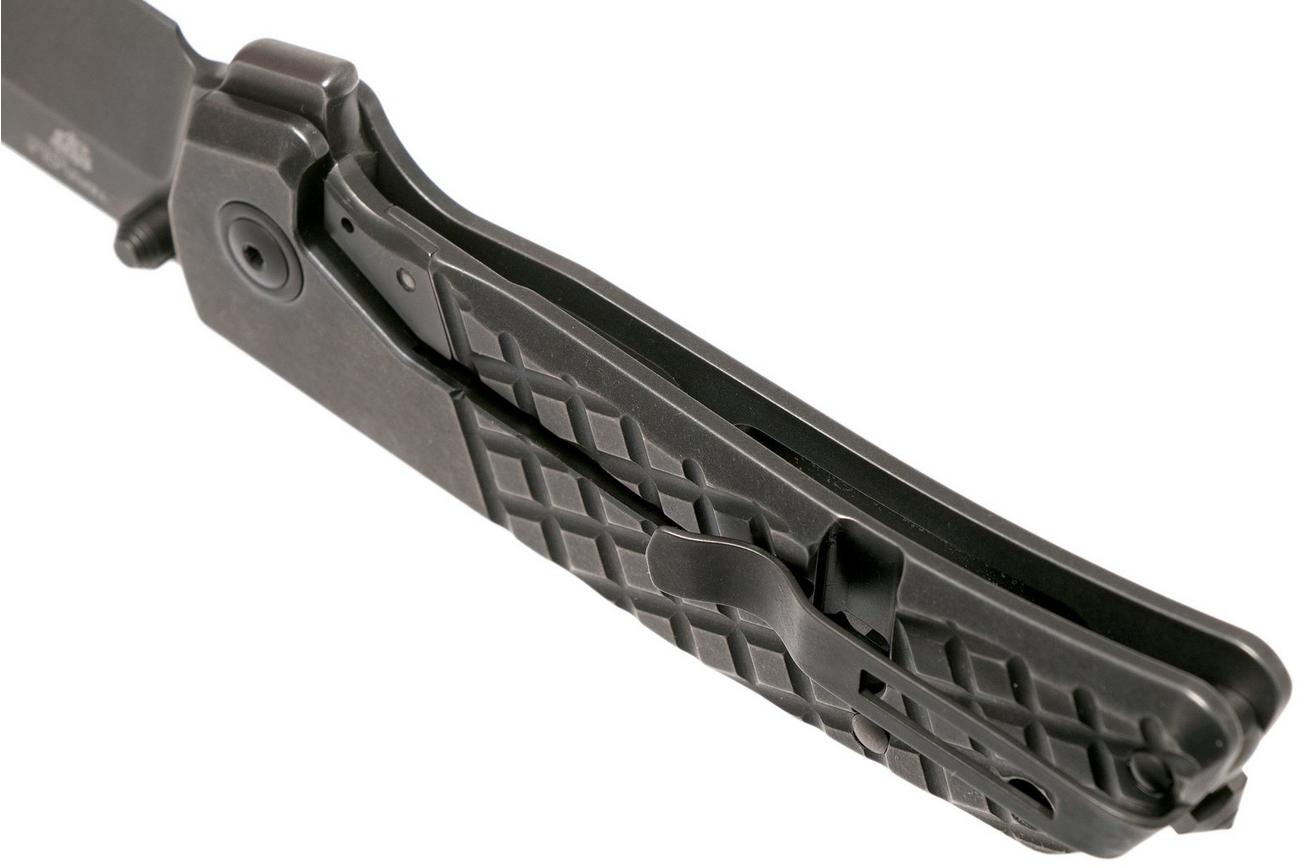 MKM Maximo MM-TDSW Dark Stonewashed Titanium zakmes, Bob Terzuola design