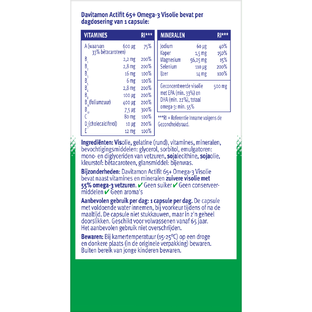 Davitamon Actifit 65  Omega-3 Visolie Capsules 80CP