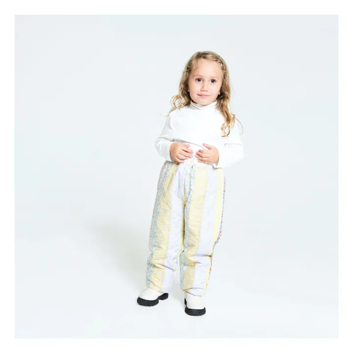 Esther Pantalon Matelassé Patchwork Bingley | Jaune