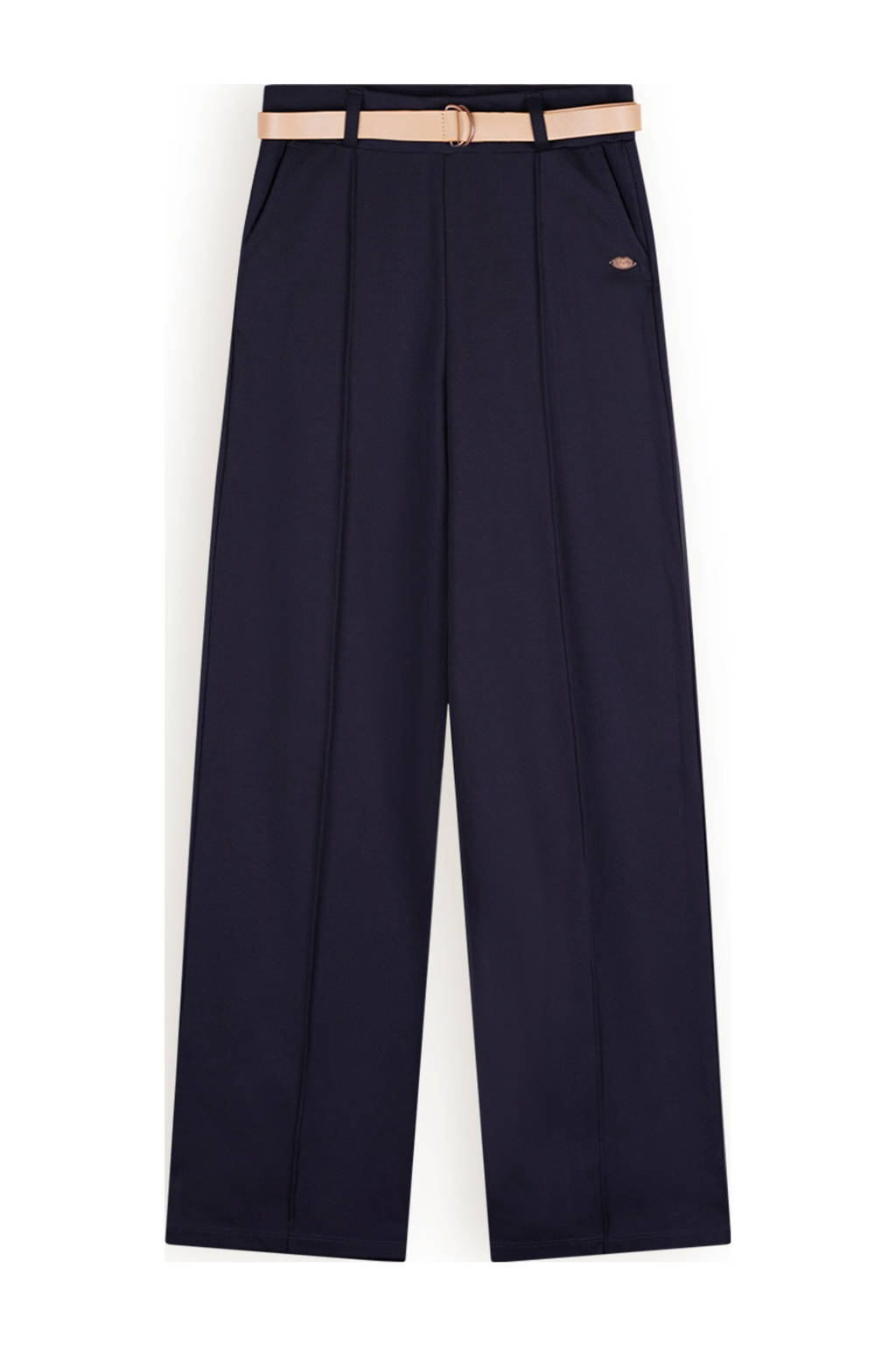 NoBell’ wide leg broek Salet marineblauw
