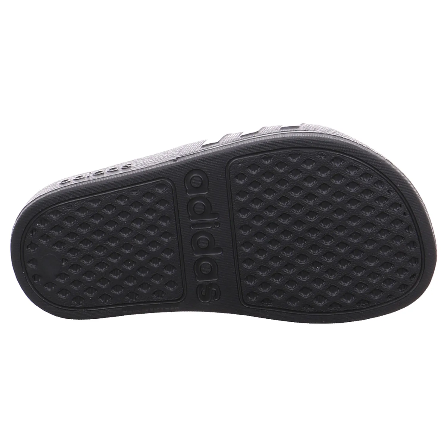 ADIDAS Badeschuhe Kinder Schwarz Synthetik