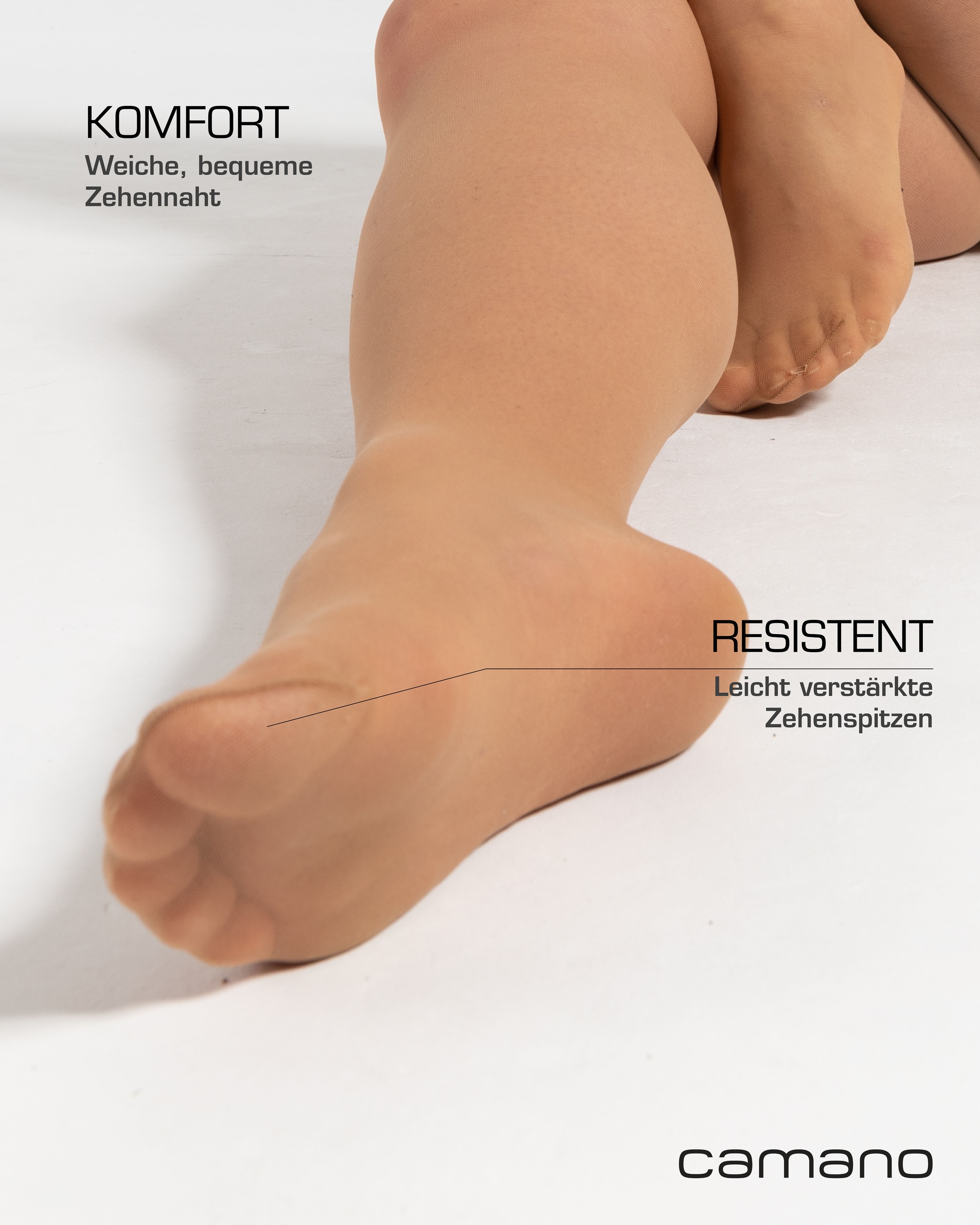 Camano Feinstrumpfhose »fine curvy« 20 2er Pack,  mit grossen Grössen