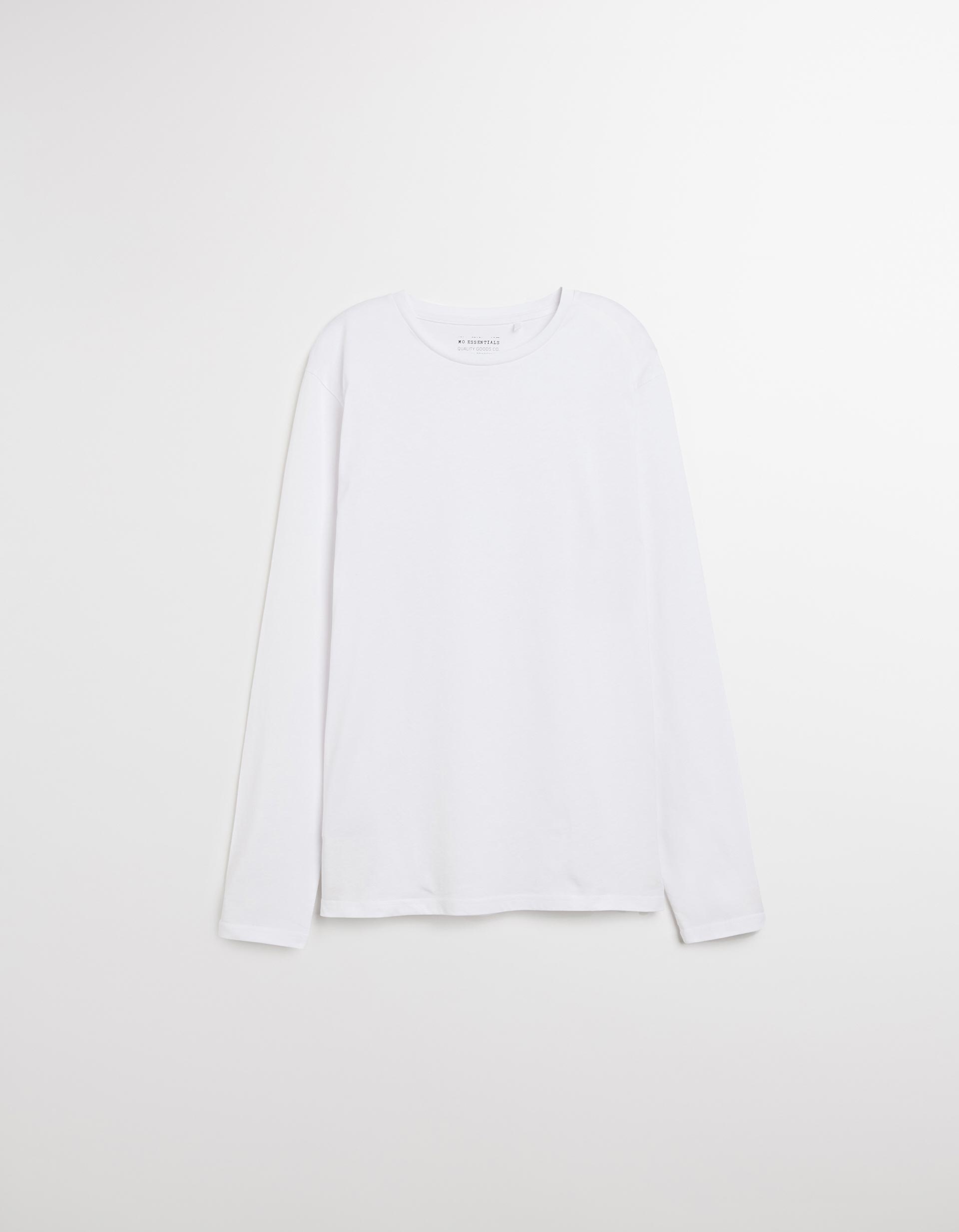 T-shirt Manga Comprida, Homem, Branco