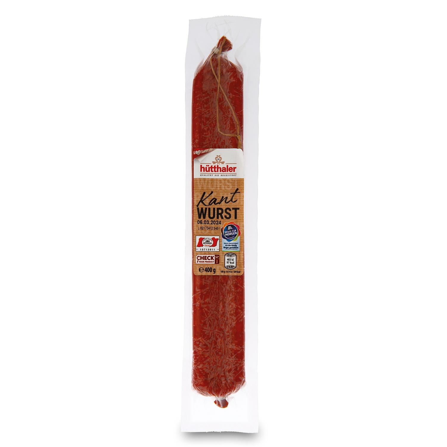 HÜTTHALER Kantwurst, Klassik 400 g