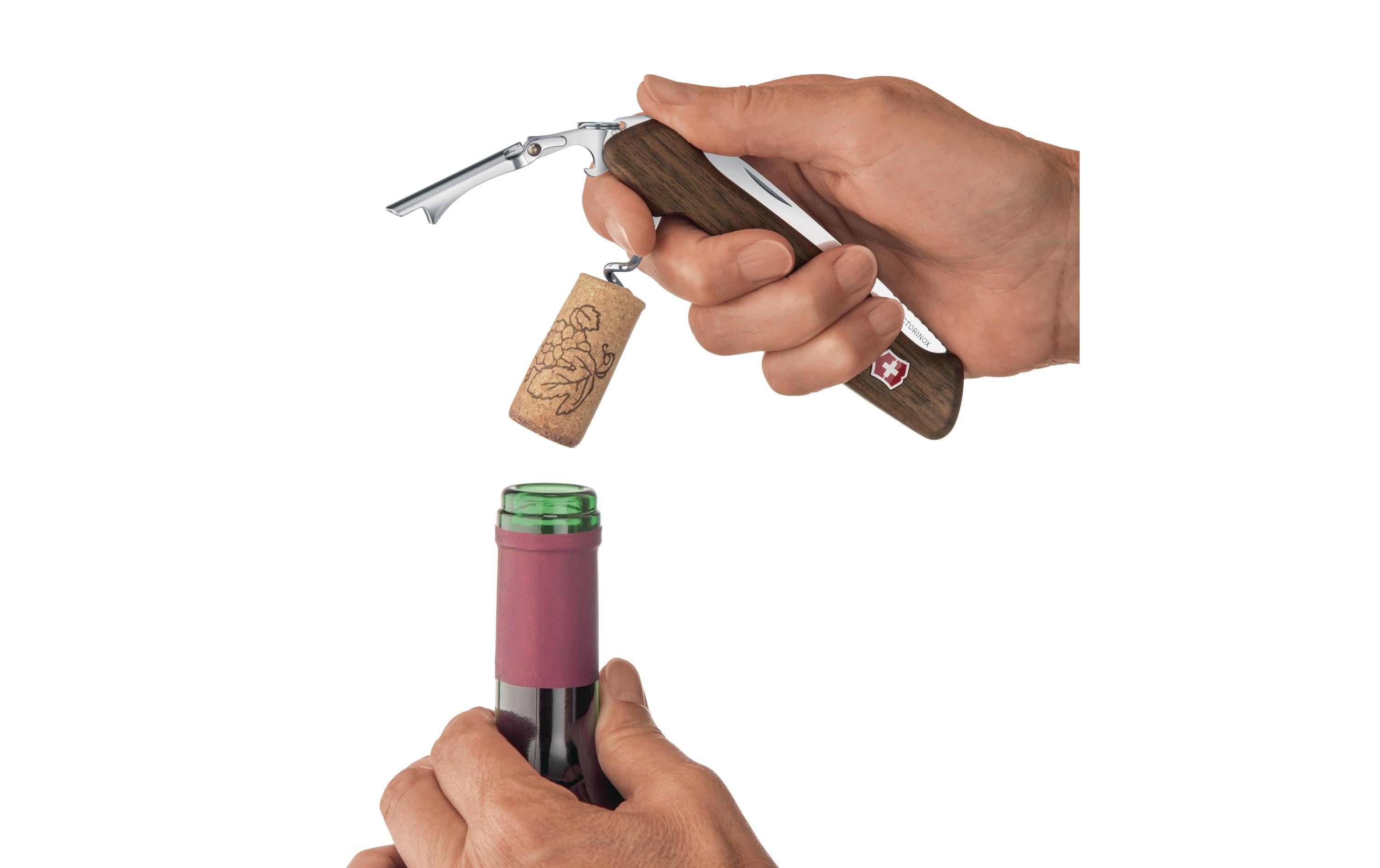 Taschenmesser Wine Master Nussbaumholz<br>Schweizer Sackmesser