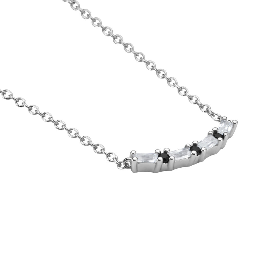 Collier Adriana Argent Blanc Oxyde De Zirconium