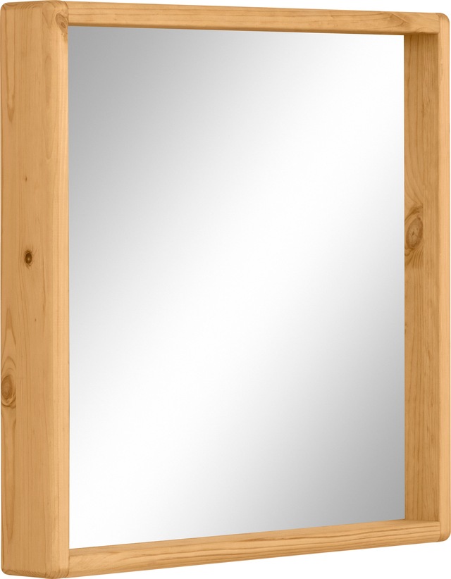 GOODproduct Badspiegel »Jorrick« Rahmen aus FSC®-zertifiziertem Massivholz Kiefer, Breite 60 cm