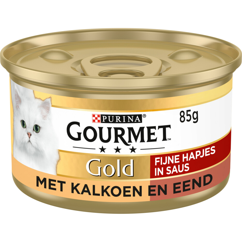 Gourmet Gold Fijne Hapjes Kalkoen - eend85 gr