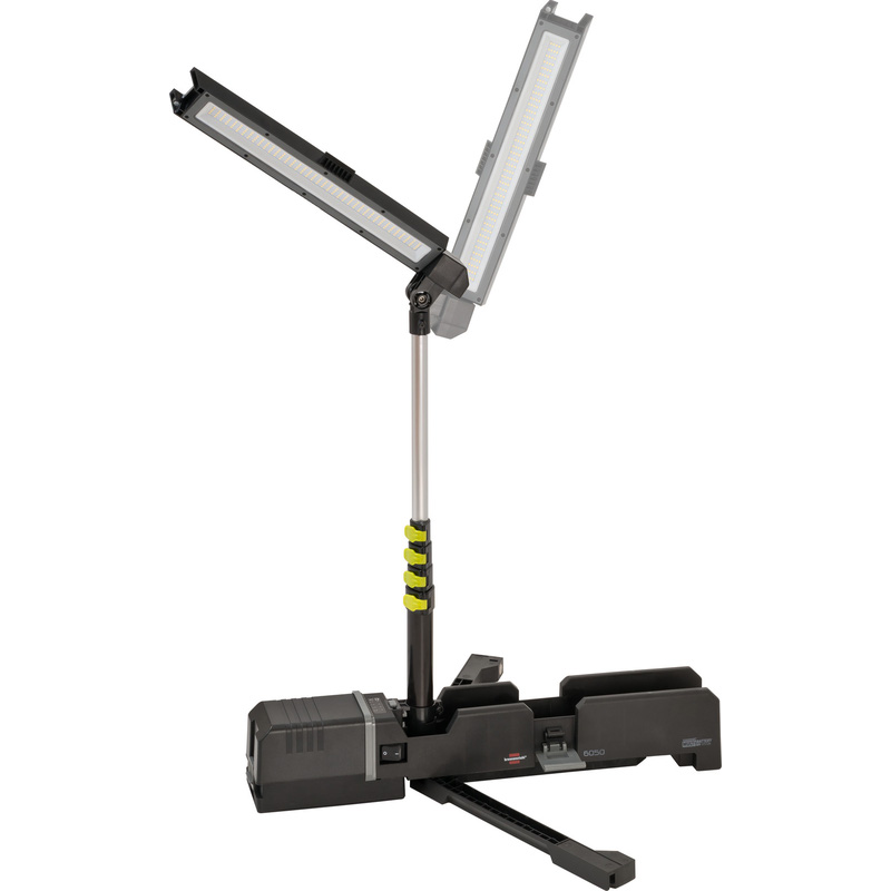 Brennenstuhl LED Telescopische werklamp 18V 6050 MA IP54 7700lm Multibattery