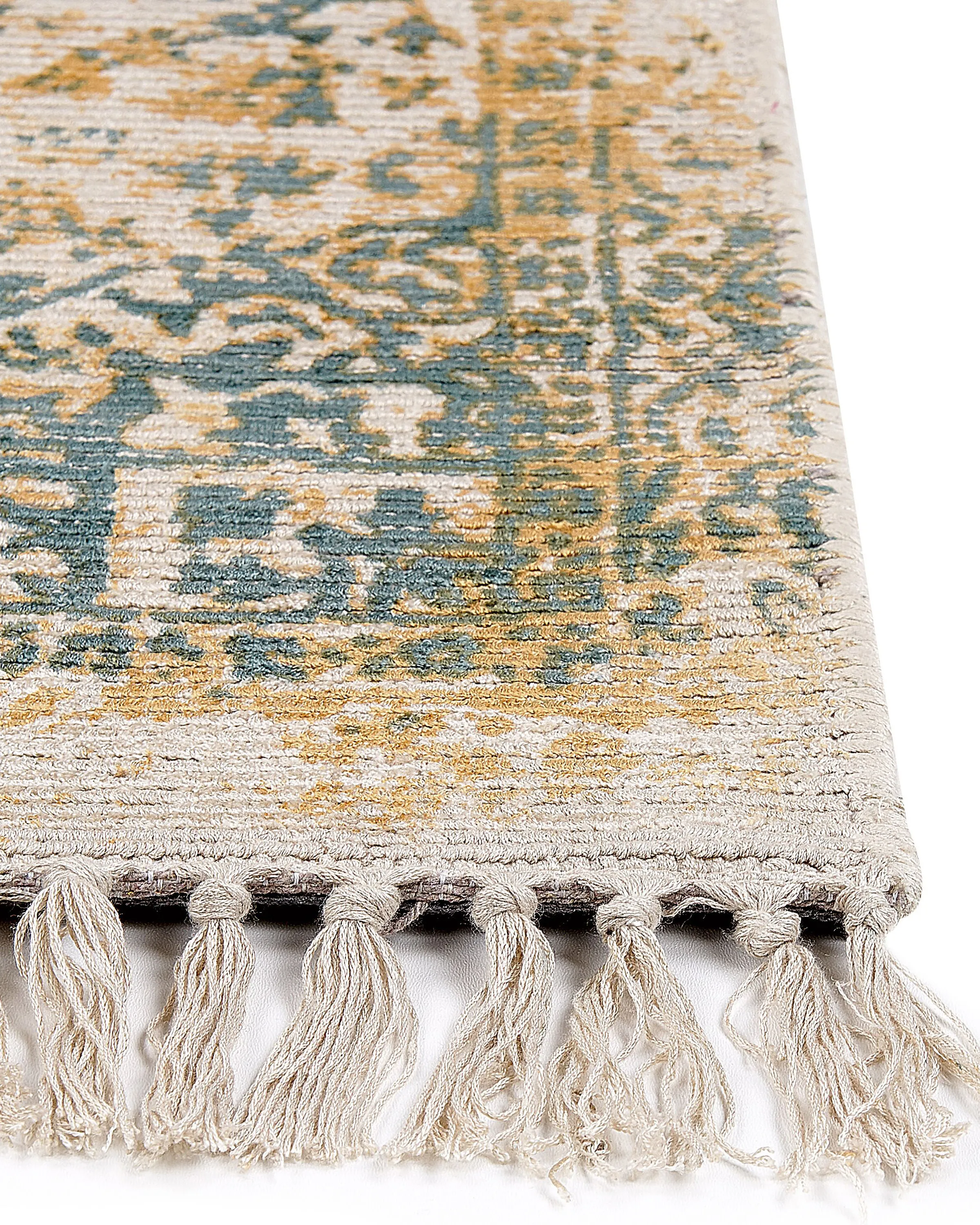 Vloerkleed BOYALI Donkergroen 160 x 230 cm Viscose