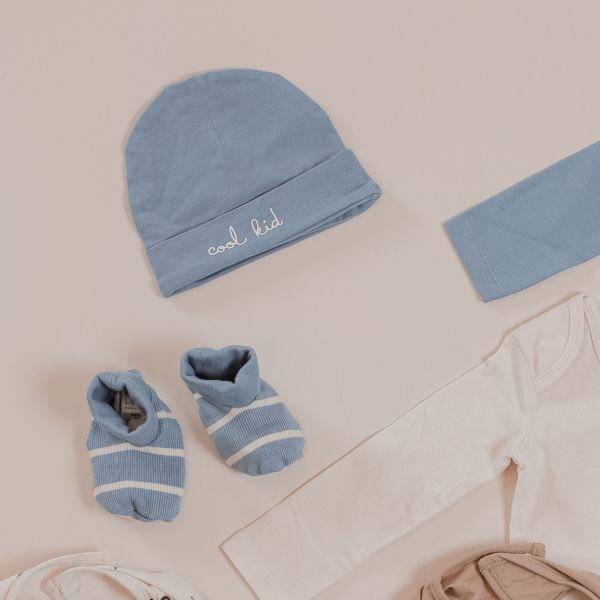 Babylook Cool Kid Muts – Newborn – Faded Denim