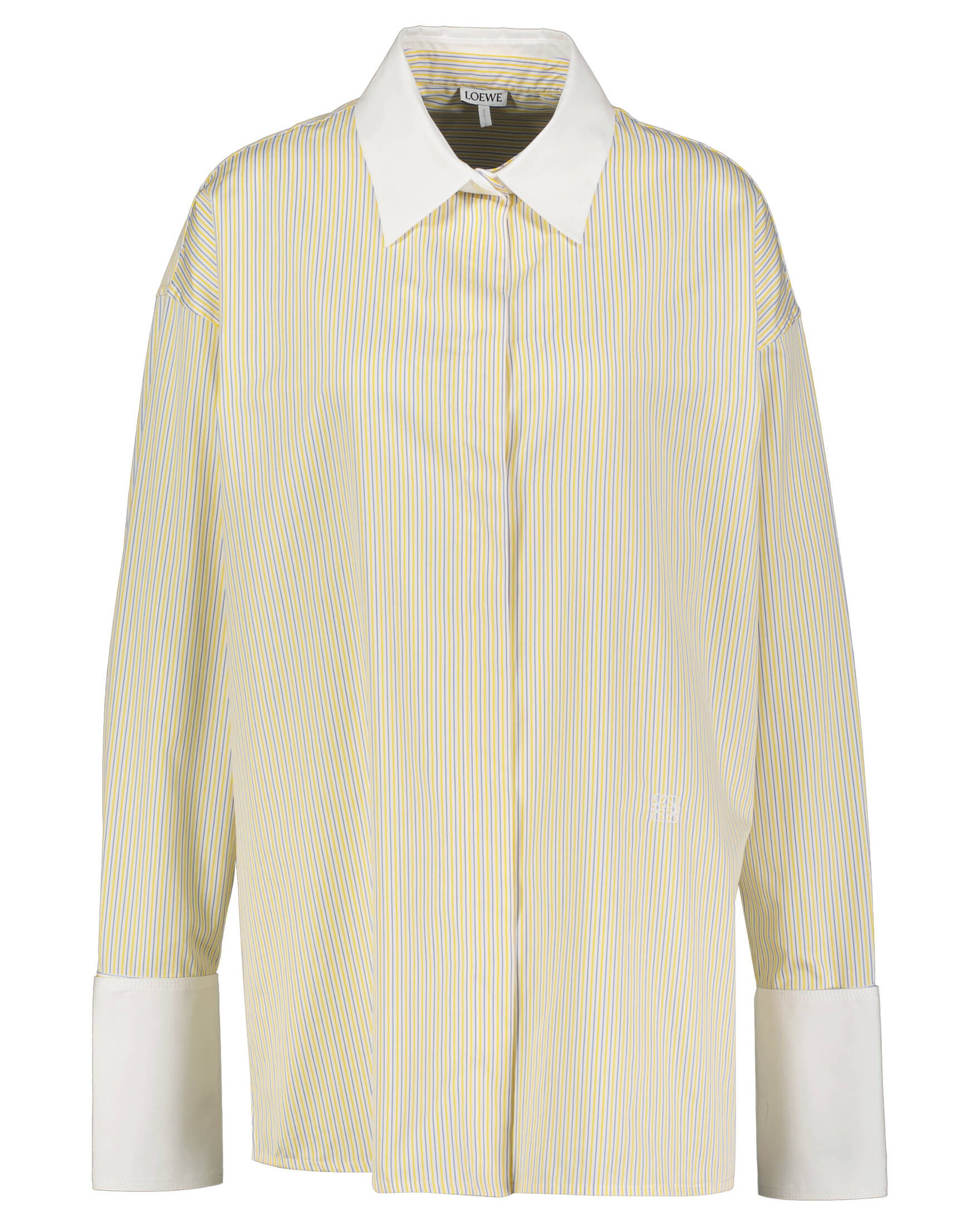 Loewe| Damen Hemdbluse STRIPE DECONSTRUCTED SHIRT Langarm