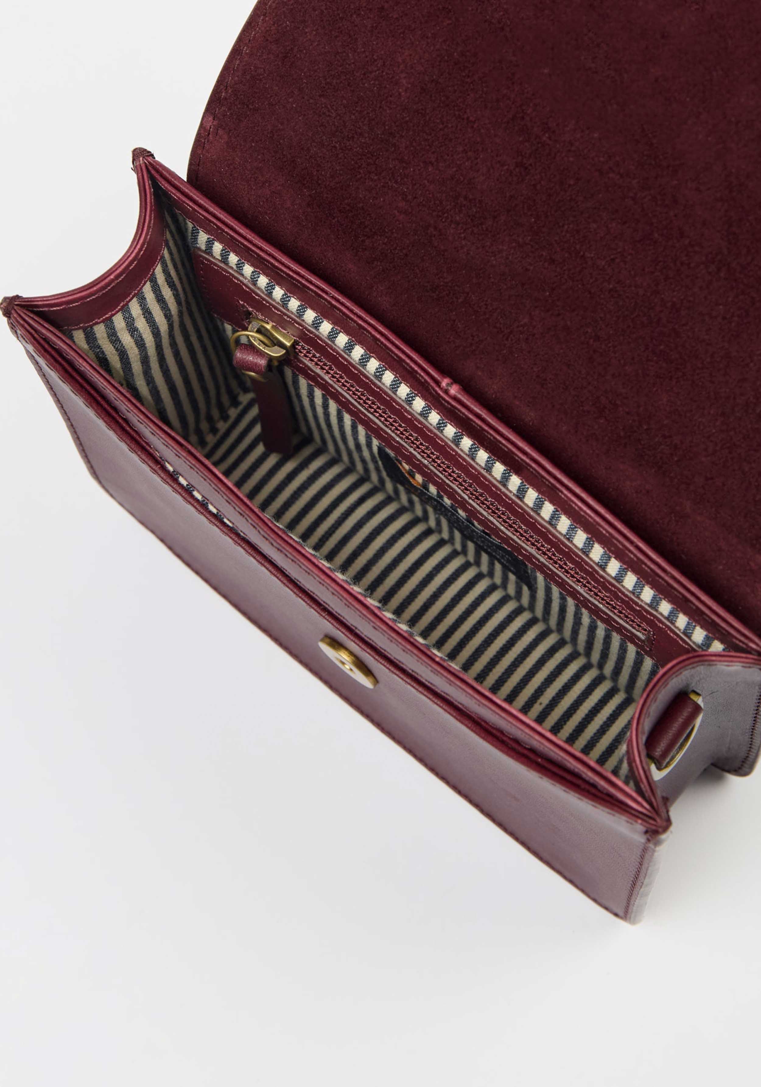 O My Bag Handtasche Audrey Mini Classic Leather Dark Cherry