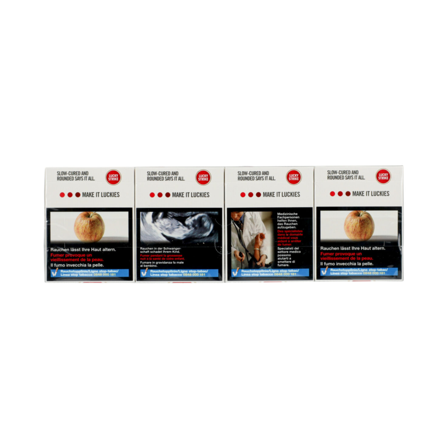 Lucky Strike Zigaretten Original 25 Box Stange