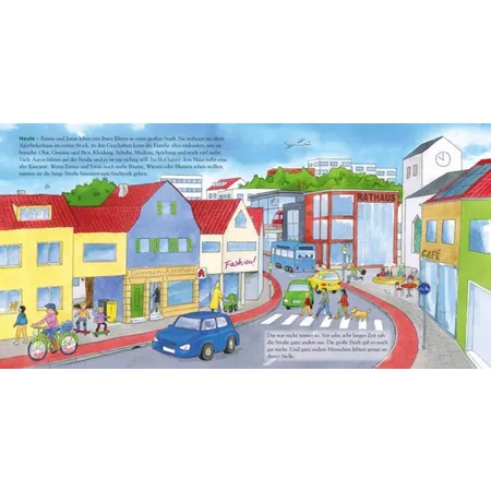 Carlsen Verlag LESEMAUS 150: In der Stadt – damals und heute