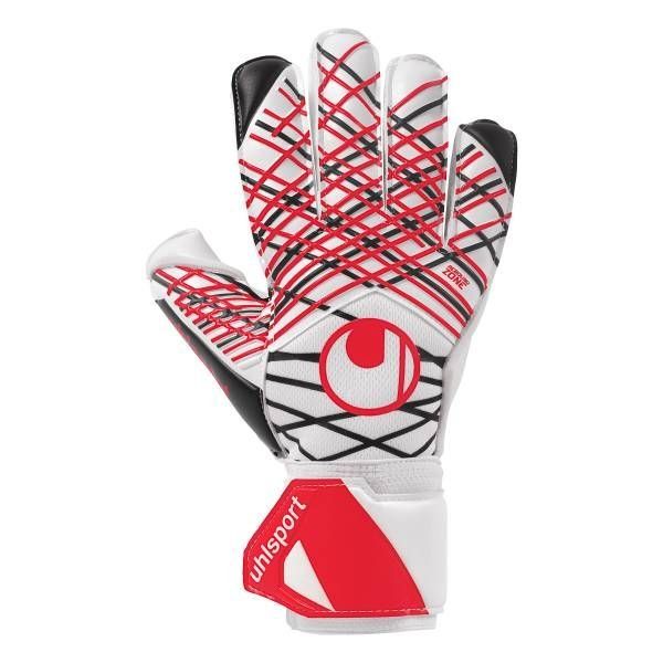 Uhlsport Gants de Gardien Absolutgrip - Blanc/Noir/Rouge