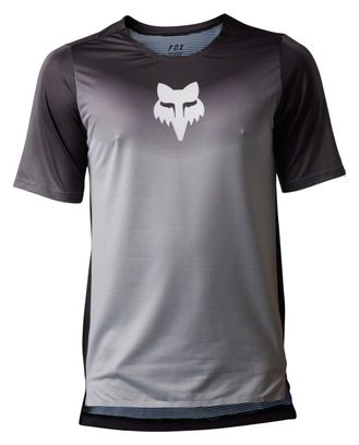 Maillot Manches Courtes Fox Flexair Novah Gris / Noir