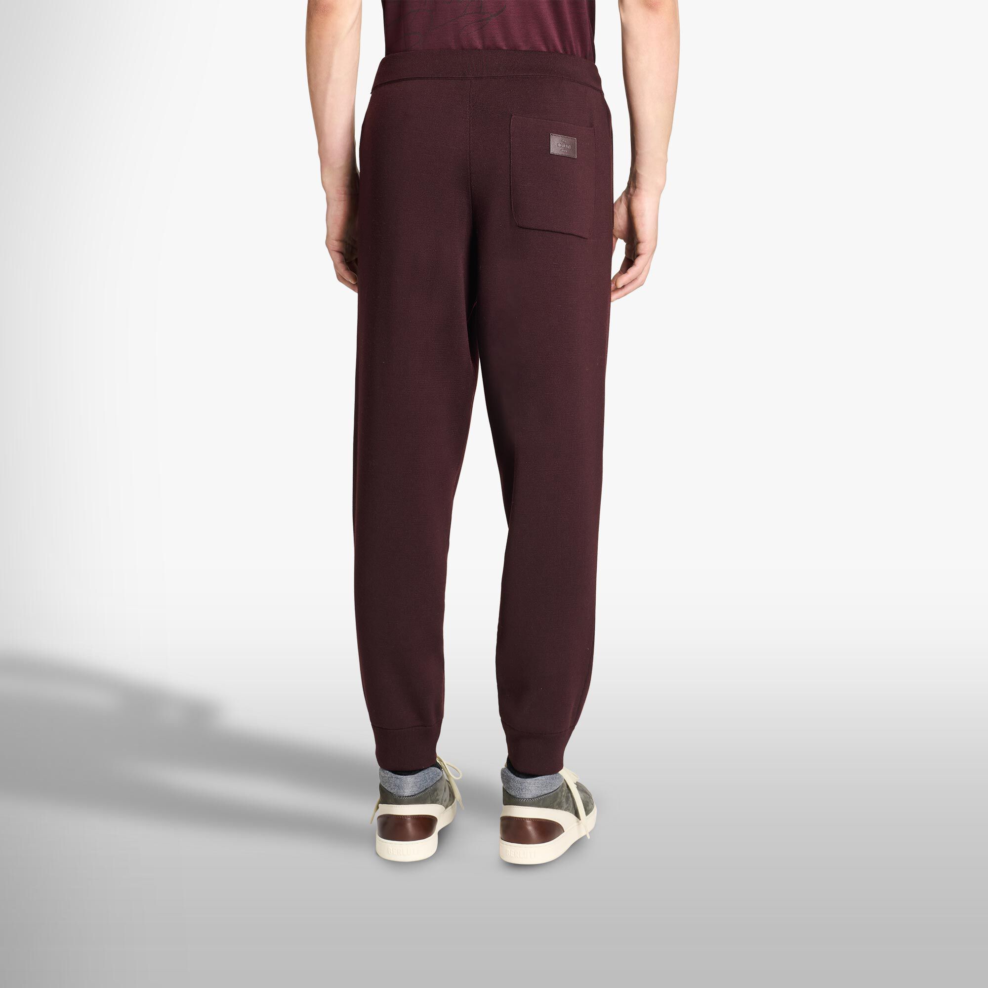 Pantalon De Jogging Avec Detail Cuir