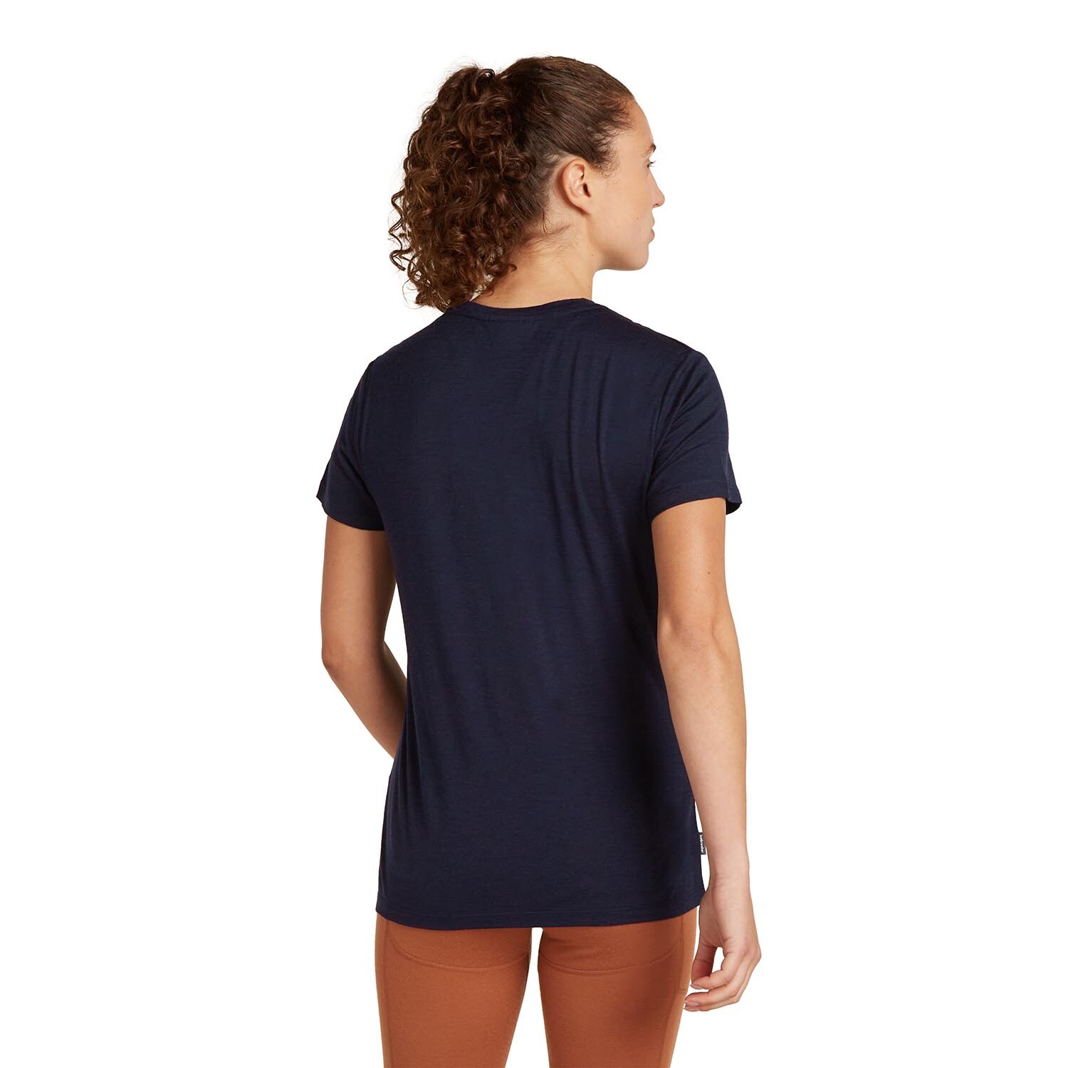 Icebreaker Womens 150 Tech Lite S/S Tee Single Line Camp